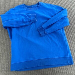 lululemon athletica Blue Perfectly Oversized Crewneck Sweatshirt